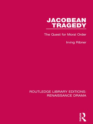 cover image of Jacobean Tragedy